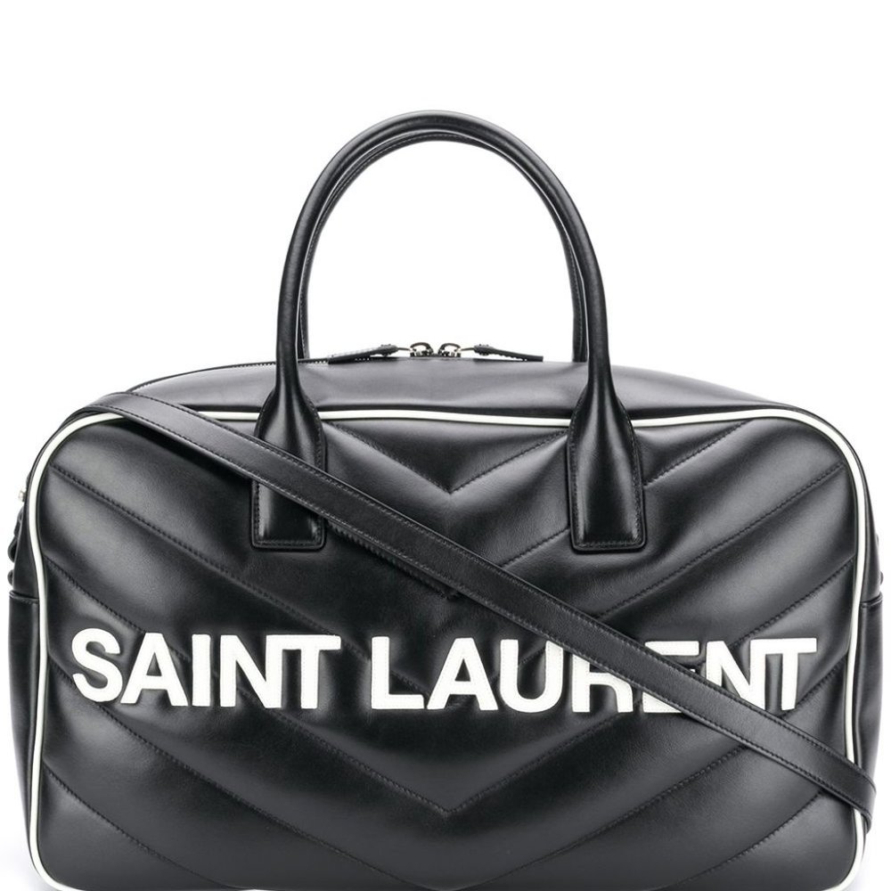 YSL Saint Laurent Quilted Bag Purse Duffle Limited